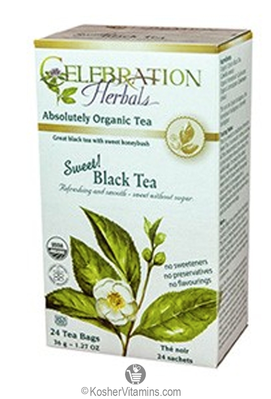 Celebration Herbals Kosher Sweet Black Tea Organic 24 Tea Bags